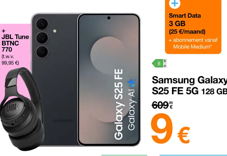 Promotie: Samsung Galaxy S25 FE 5G 128 GB