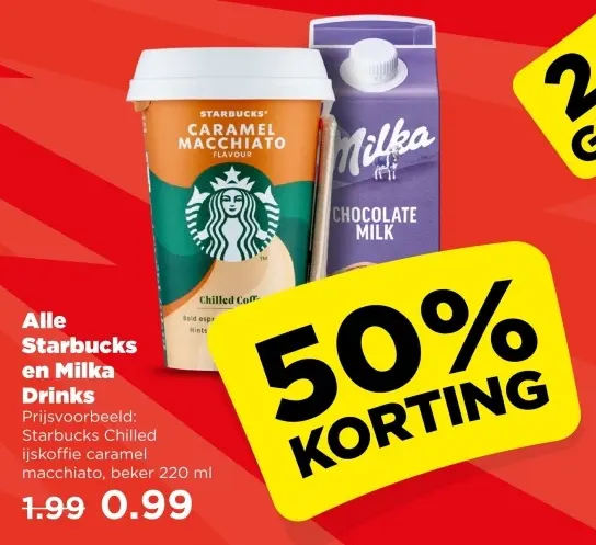 Starbucks en Milka Drinks