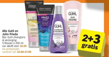 Aanbieding: Alle Guhl en John Frieda