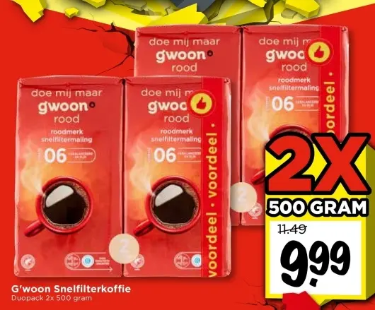 Aanbieding: Snelfilterkoffie