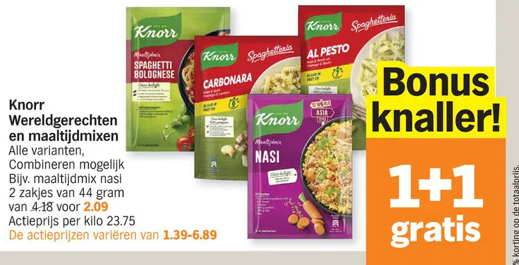 Promotie: Wereldgerechten en maaltijdmixen