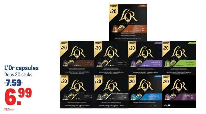 Aanbieding: L'Or capsules