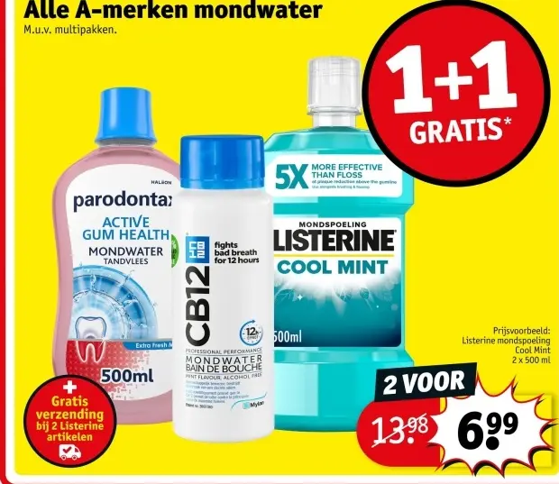 Aanbieding: Alle A-merken mondwater