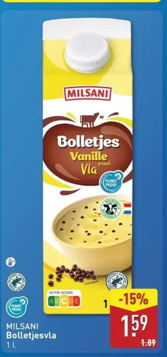 Aanbieding: Bolletjes Vanille Vla