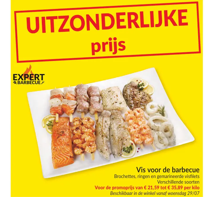 Promotie: Vis voor de barbecue
