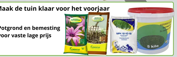 Aanbieding: Potgrond en bemesting