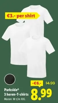 Aanbieding: 3 heren-T-shirts
