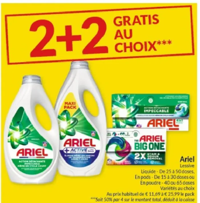 Offre: Ariel Lessive