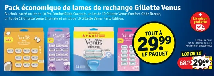 Offre: Pack économique de lames de rechange