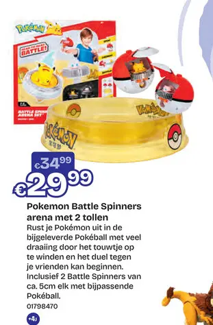 Aanbieding: Battle Spinners arena met 2 tollen
