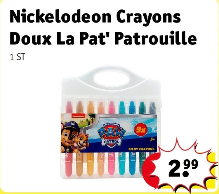 Offre: Crayons Doux La Pat' Patrouille