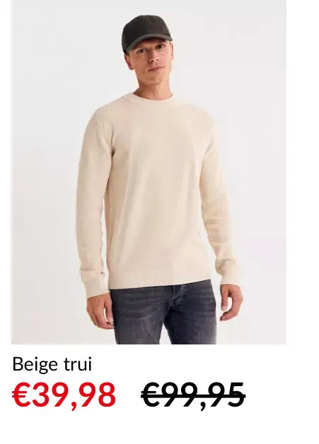 Promotie: Beige trui