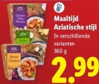 Aanbieding: Maaltijd Aziatische stijl