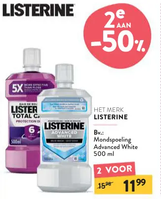 Promotie: Mondspoeling Advanced White