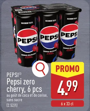 Offre: Pepsi zero cherry
