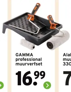 Aanbieding: Professional muurverfset