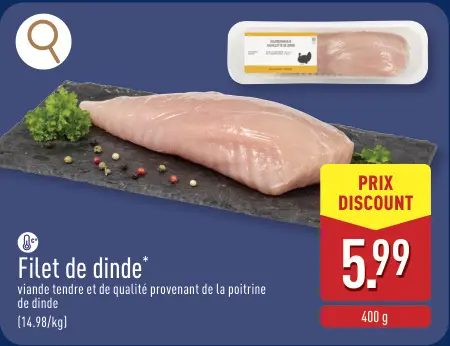 Offre: Filet de dinde