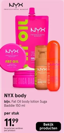 Aanbieding: NYX body