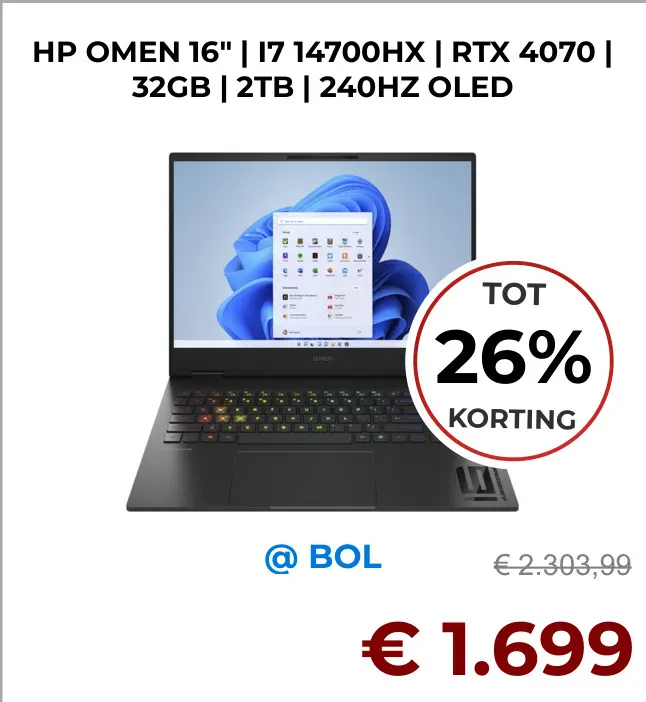 Aanbieding: Hp OMEN 16"
