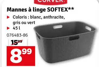 Aanbieding: Mannes à linge SOFTEX