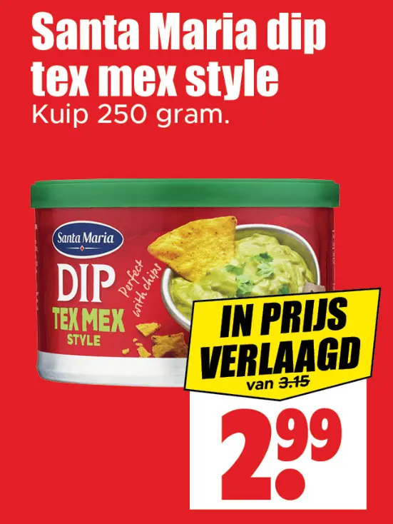 Aanbieding: Santa Maria dip tex mex style