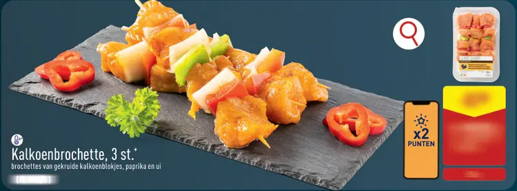 Promotie: Kalkoenbrochette