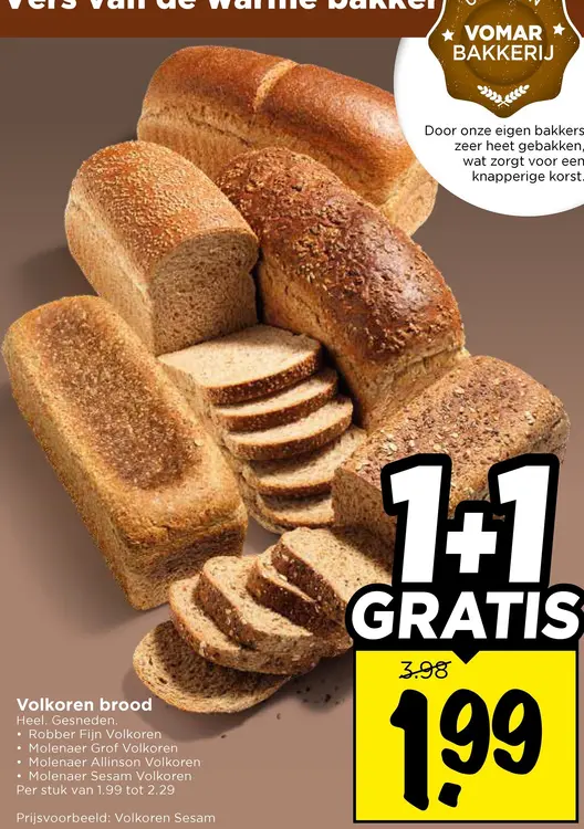 Aanbieding: Volkoren brood