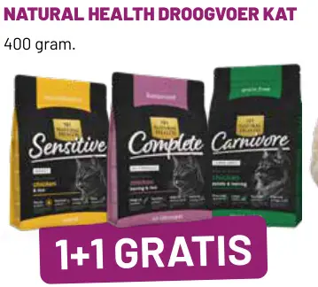Aanbieding: Natural Health Droogvoer kat