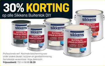Aanbieding: Sikkens Buitenlak DIY