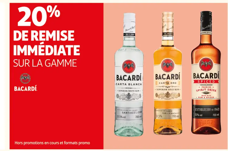 Offre: Bacardi Rum Range