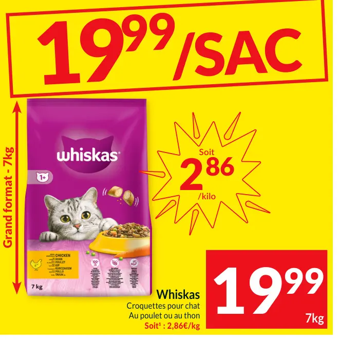 Offre: Croquettes pour chat