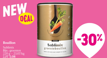 Aanbieding: Sublimix groentebouillon