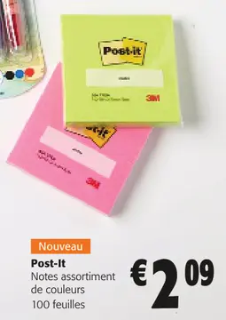 Offre: Notes assortiment de couleurs