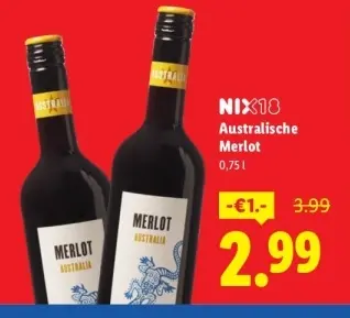 Aanbieding: Australische Merlot