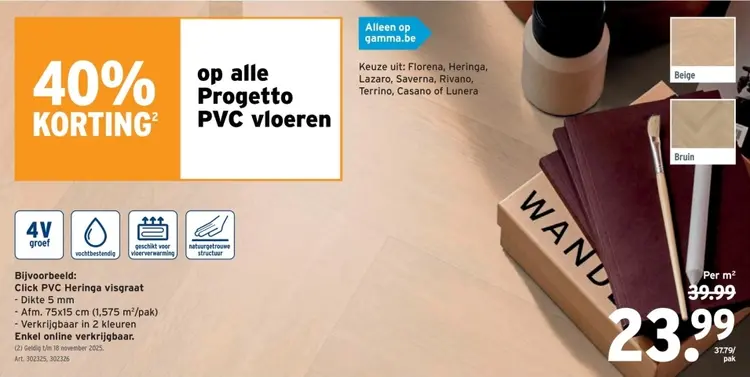 Aanbieding: Progetto PVC vloeren