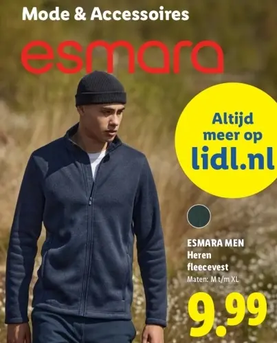 Aanbieding: Heren fleecevest