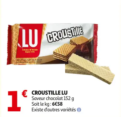 Promotie: Croustille LU