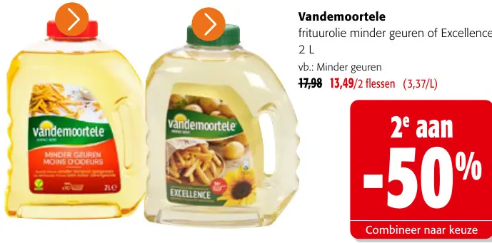 Promotie: Frituurolie minder geuren of Excellence