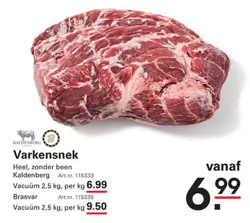 Aanbieding: Varkensnek