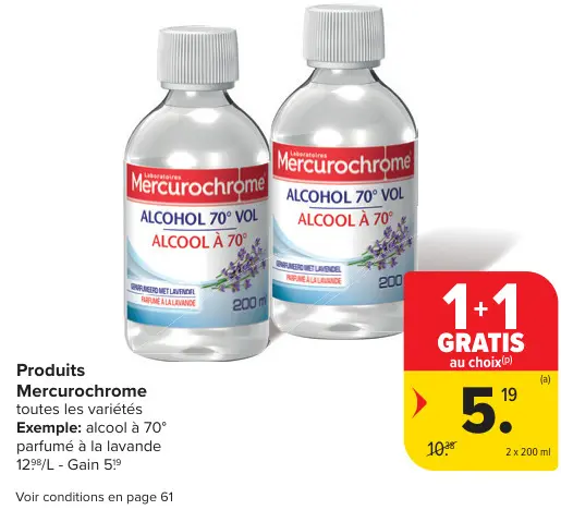Offre: Mercurochrome