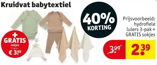 Aanbieding: babytextiel