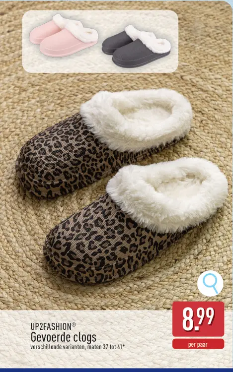 Promotie: Gevoerde clogs