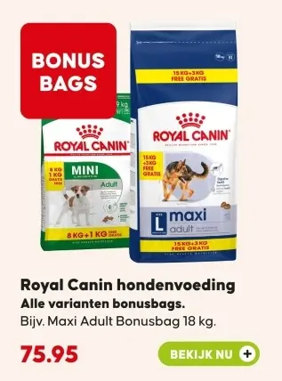 Aanbieding: Royal Canin hondenvoeding