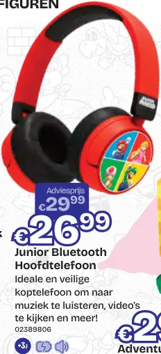 Promotie: Junior Bluetooth Hoofdtelefoon