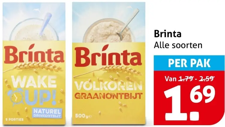 Aanbieding: Ontbijtproducten