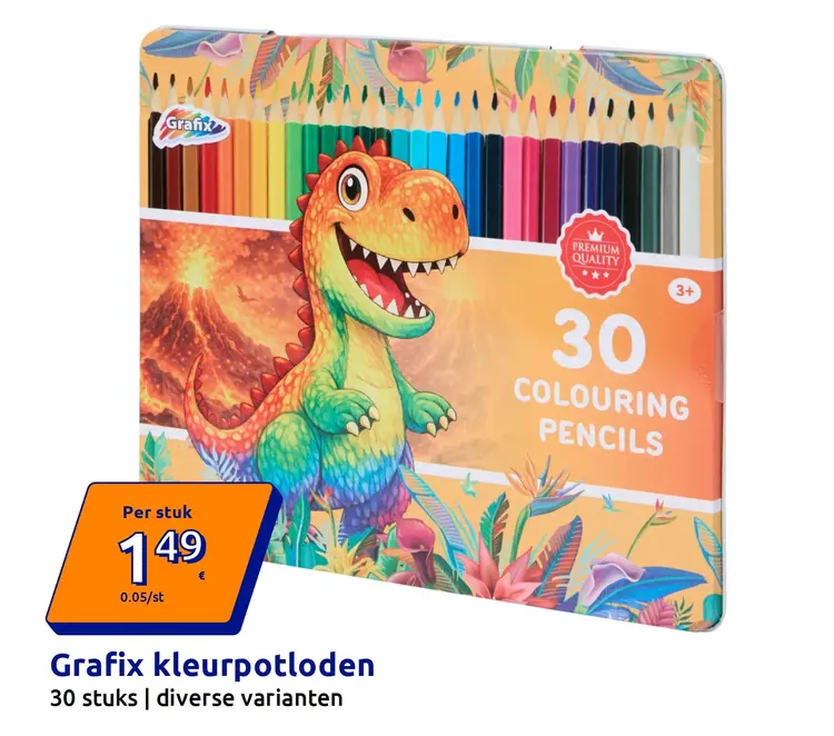 Promotie: Grafix kleurpotloden