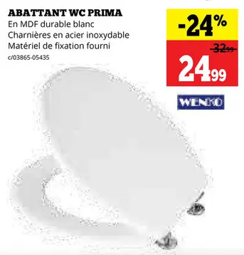 Offre: Abattant WC prima