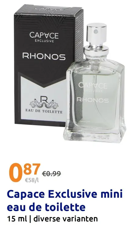 Promotie: Capace Exclusive mini eau de toilette