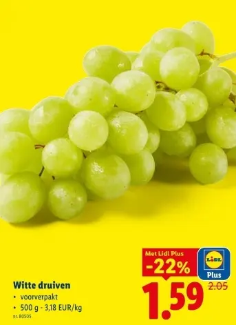 Promotie: Witte druiven