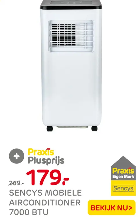 Aanbieding: Sencys mobiele airconditioner